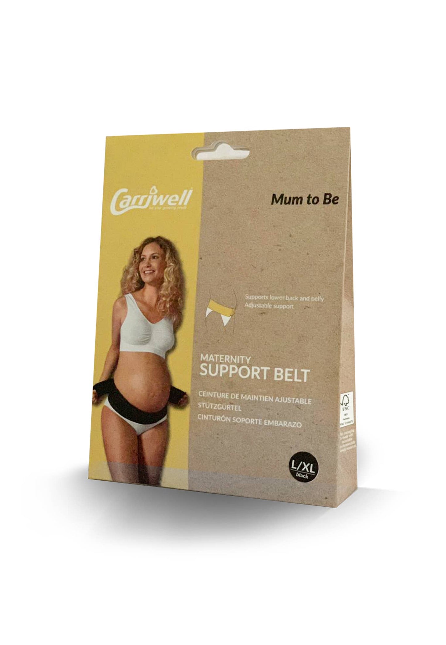 Maternity Support Belt: S/M / Black