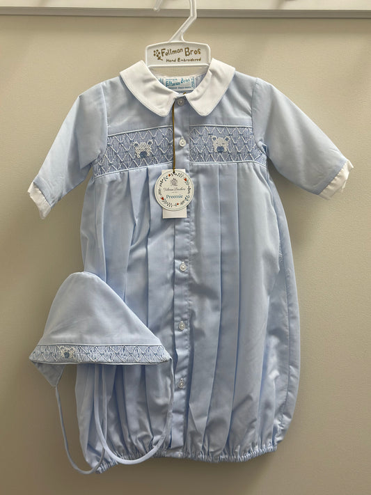 Baby Bear Gown w/ Bonnet