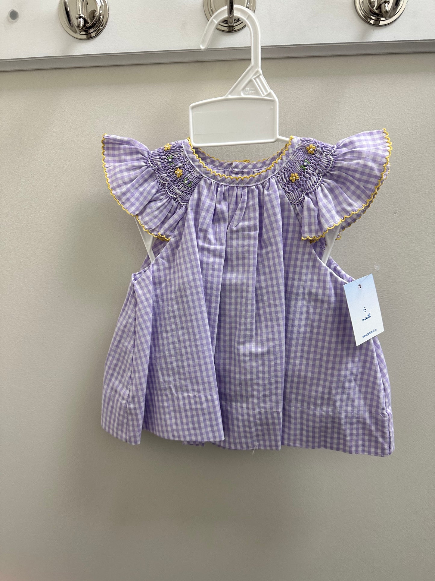 Purple Gingham Dress