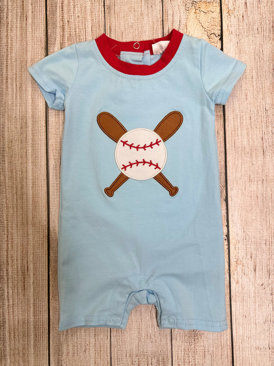 Boy Baseball Romper