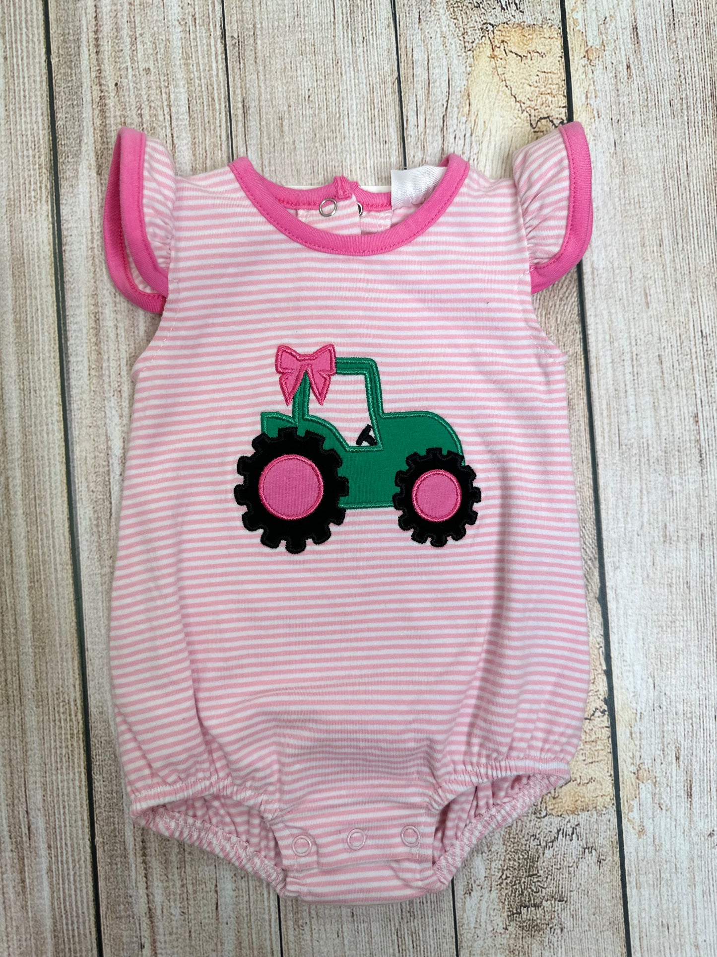 Pink Tractor Bubble