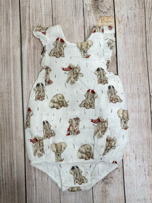 Alabama Elephants Sunsuit