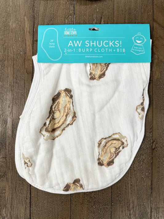 Aw, Shucks! Burp Cloth/Bib